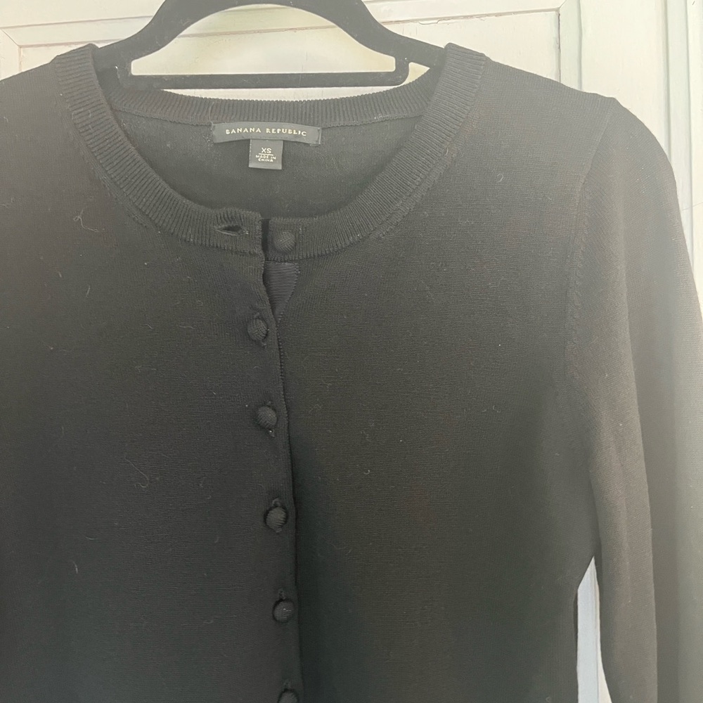 Classic Banana Republic Black Merino Women's Sweater